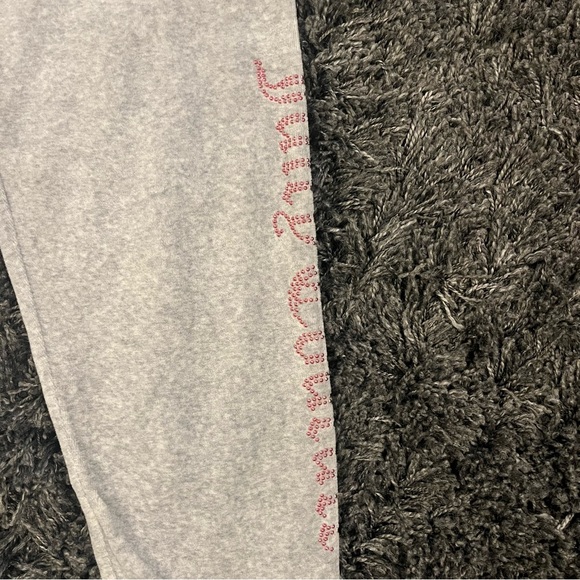 🌸 JUICY COUTURE BLACK LABEL GREY JOGGER SWEATPANTS SIZE MEDIUM 🌸 - Picture 4 of 5